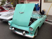Light Blue Ford Thunderbird Convertible